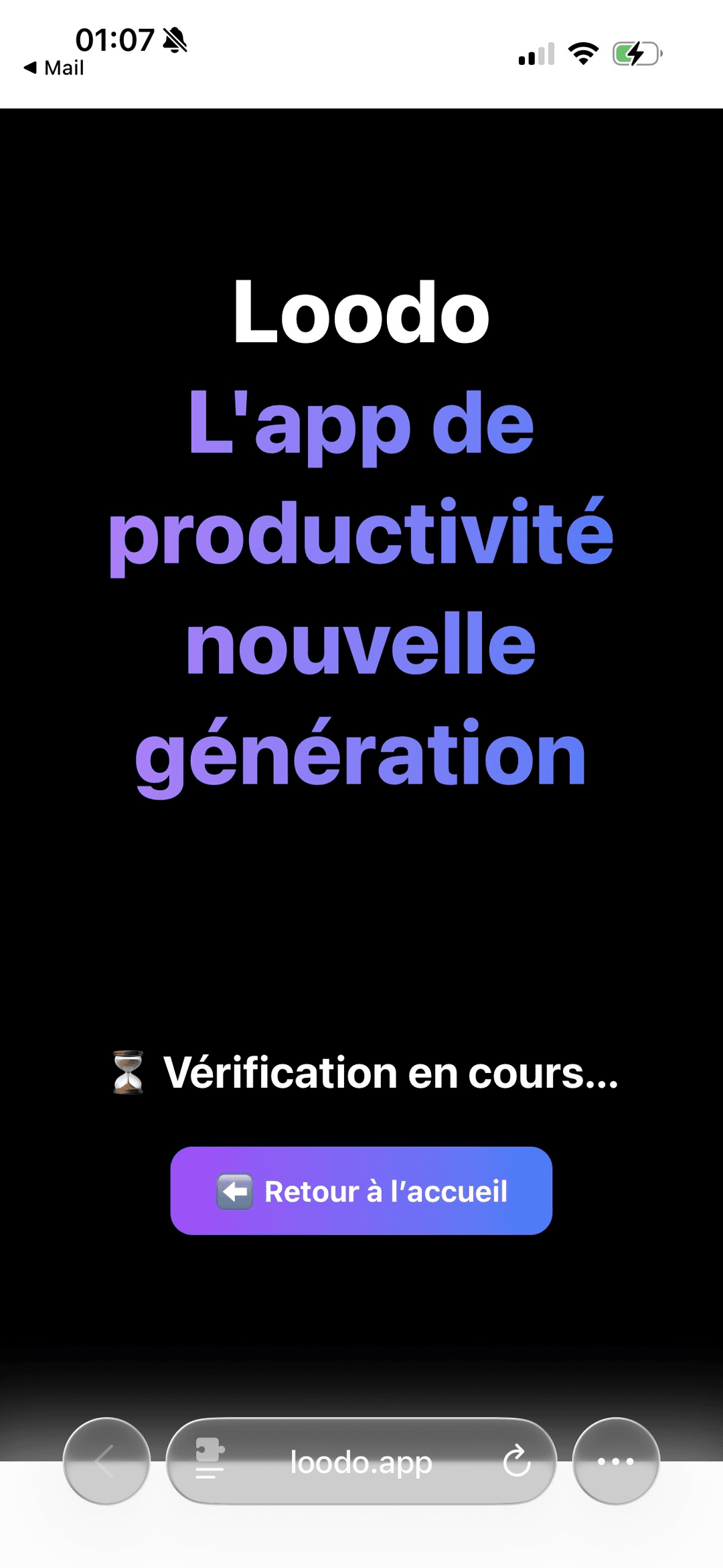 Mise à jour user database